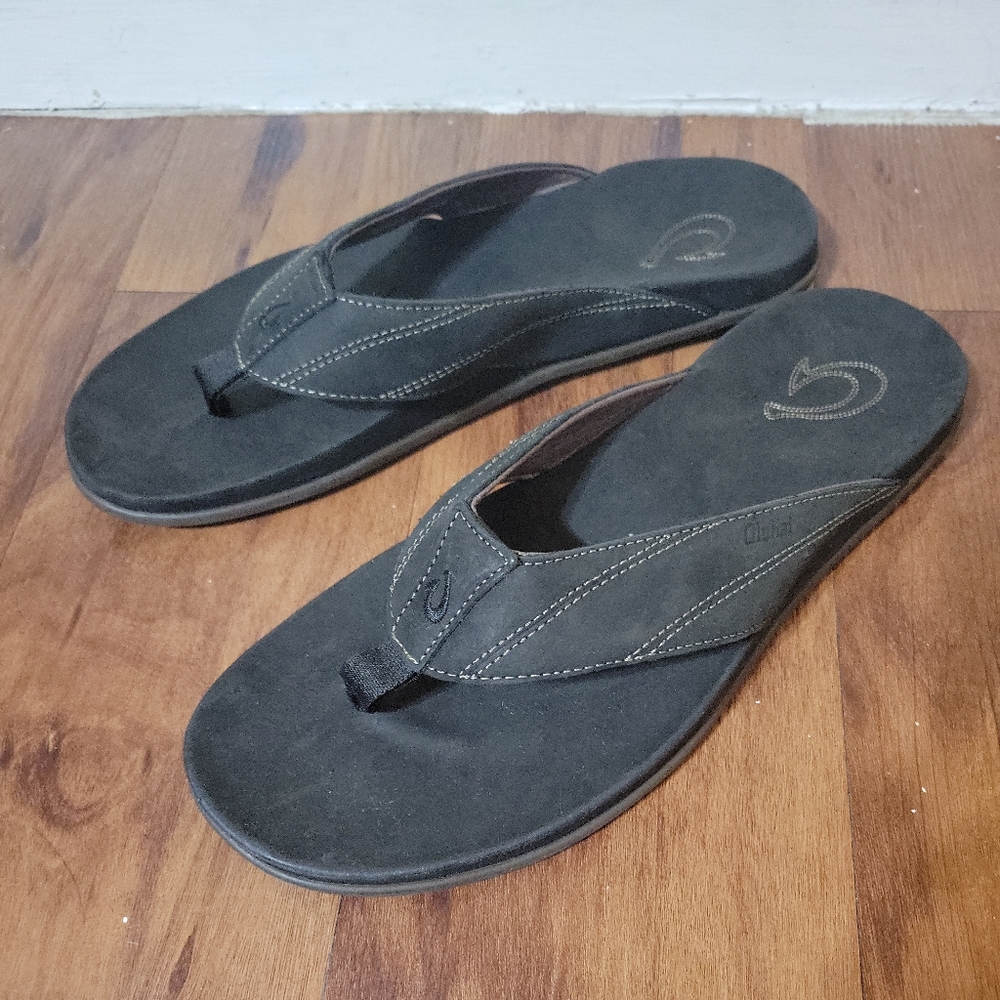 Olukai Pikoi mens 13 Sandals Flip Flops
